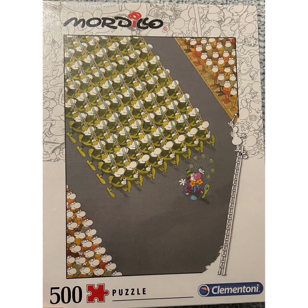 Clementoni Mordillo 500 Piece Puzzle Collection Funny‎ Clown Marching Band New